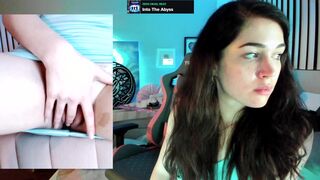 evelynclaire masturbating in the kitchen