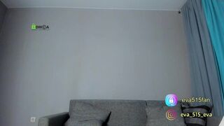 procrastination_ Shy young lady caresses anus