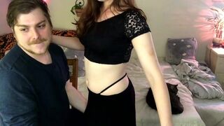 achroniccouple Petite hottie passionately jerks off her cunt