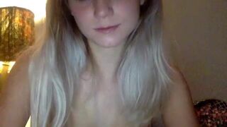 cloconut undresses and shows puffy bread