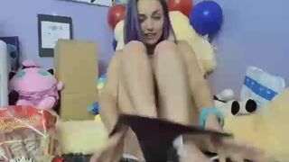 bdaypowerrr Impressive babe relieves stress with sex toy