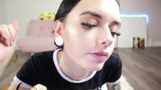 pumpkinspice Fascinating passion masturbates shaved pussy