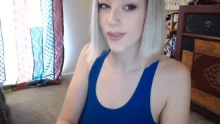 anya96 gave a big boob check, then fucked herself with a dildo