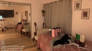 emersoncane Crazy babe fucks herself with sex toy
