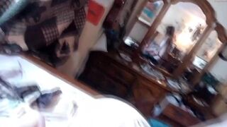 sashaandkonrad Cute lesbians have fun in the kitchen