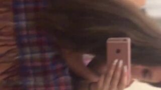 Oksana Saldyrkina Busty babe gently pulls pussy