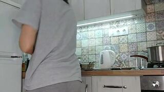 _AlinaSexy_  Lustful beauty with tattoos fucks both slits