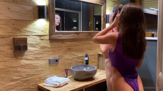 Liya Silver  Sexy babe plays with pussy