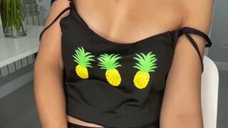 AFRRO  The bespectacled babe is planting her fingers in her cunt