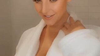 Angela White  cute brown-haired with round tits