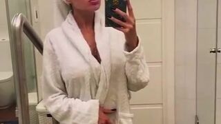 Alena Omovych Tough guy undresses in front of the camera