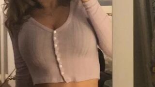 violabo23 onlyfans Busty mare caresses pussy