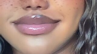 alieyarose onlyfans Busty Shmara caresses her lips.