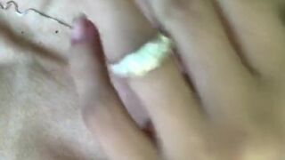 Kellyn Ramos onlyfans Cute slut gently masturbates cunt