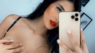 Hanna Miller onlyfans Tattooed lady jerks off pussy and moans