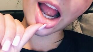 Bunnyrosex onlyfans Beautiful model caresses big tits