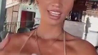 Allexa Collins onlyfans Cute youngster caresses nipples