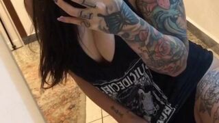 AleRoseBunny onlyfans Girl with elastic milks having fun with sex toy