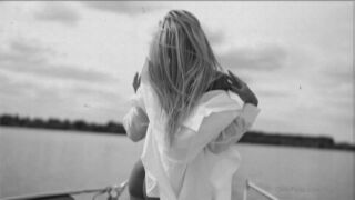 Juju Brais, Julia Abrams,  The insistent babe caresses her charms