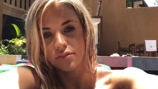 sara__mascara  Shy babe fucks her cunt with a sex toy