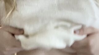 lulajanee onlyfans Shy girl gently masturbates her shaved cunt