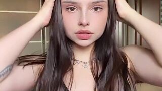 Liroshka onlyfans Sexy model takes off her panties