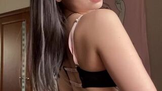 Liroshka onlyfans Blonde harlot caresses boobs