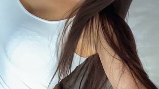 Kacy Black, kacyblack18 onlyfans Appetizing nipple presses shaved holes