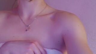 Grace_t Busty babe massages pussy