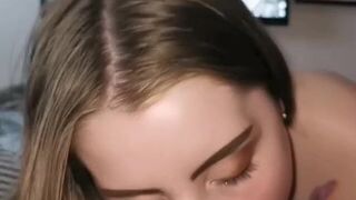 Damania, ur secret girlfriend, slutty Cute bitch masturbates with a vibrator