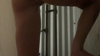 Ava aka avafae Tattoo babe is naughty in the bathroom