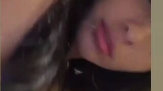 Ash Kaashh onlyfans Shy girl gently masturbates her shaved cunt