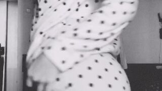 Anna Ioannova The charming doll fun dancing in front of the camera