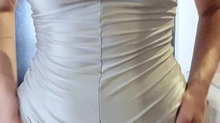 Adira Allure onlyfans Ardent young lady caresses big tits at work