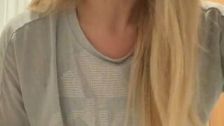 ElleBrookeUK onlyfans Black haired sucking a dildo