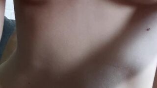 Damania, ur secret girlfriend, slutty Busty passion licks nipples