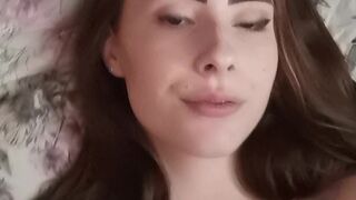 Damania, ur secret girlfriend, slutty Sexy babe gently caresses pussy