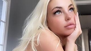 Emma Kotos Sultry confused girl fucks pussy with sex toy