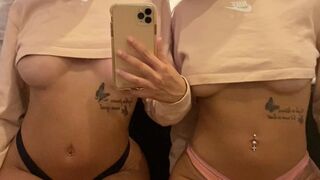 TheConnellTwins Playful flirt dancing striptease