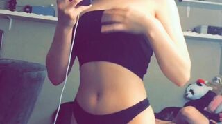 Stella Violet, stellaviolet, stellavioletxx Crazy chick caresses sex lips