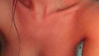 Nicole Aniston Gorgeous chick strips and jerks off her cunt