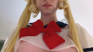 Maddie Springs, maddsprings, maddiesprings Shy slut caresses shaved cunt