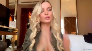 Ekaterina Enokaeva,  Blue eyed boobs caresses