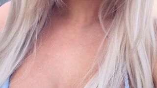 Aubree Martin Vip, aubreemartin, aubreejmartin planting toys in both holes