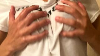 Amira Brie, Princess Amira B, brieamira Big breasted harlot massages nipples