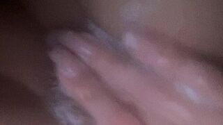 Amira Brie, Princess Amira B, brieamira Sexy blonde gently masturbates cunt