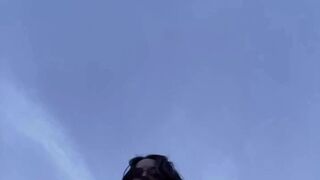 Karli Mergenthaler, karlimergenthaler Bitch with huge booty caresses hairy cunt