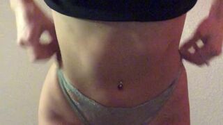 Karli Mergenthaler, karlimergenthaler Seductive babe masturbates shaved cunt