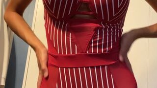 Amira Brie, Princess Amira B, brieamira Naughty brunette masturbates her shaved cunt