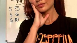 Amira Brie, Princess Amira B, brieamira Cool skinny rubs her lips sex